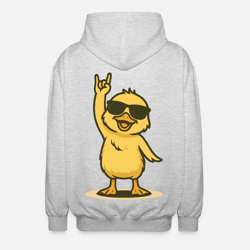 Gänsehaut mit Style - Unisex Kapuzenjacke - Hellgrau meliert