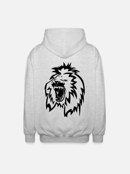 Lionhead - Unisex Hooded Jacket - light heather grey