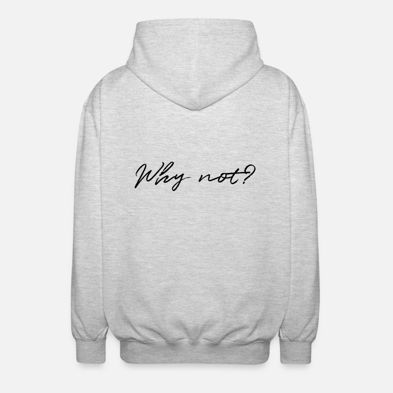 why not - Veste à capuche unisexe - gris clair chiné