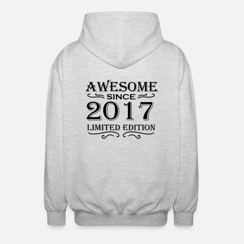 2017 - Promotion 2017 - Veste à capuche unisexe - gris clair chiné