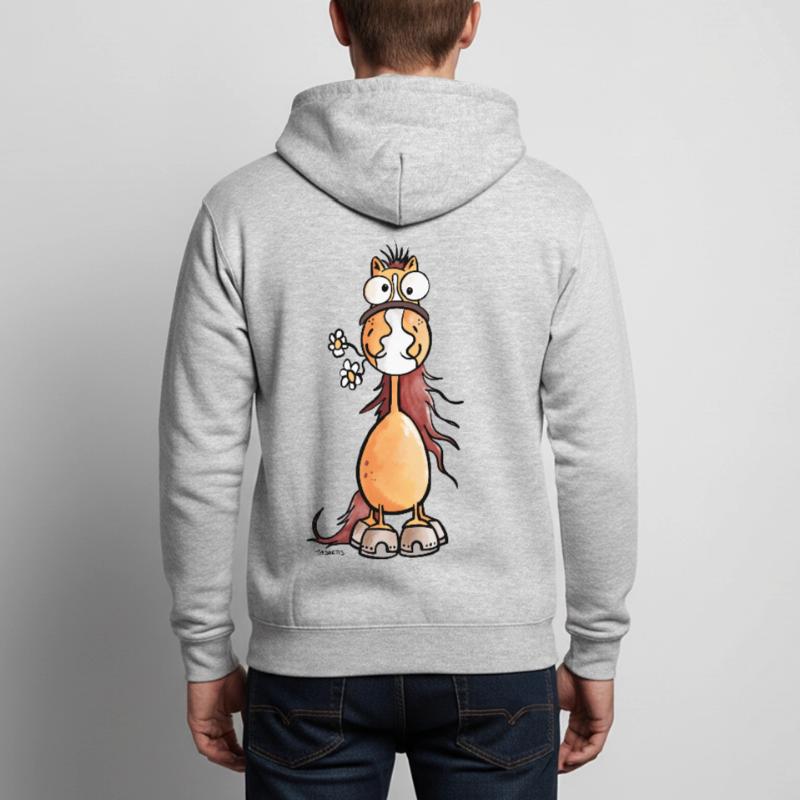 Da steht ein Pferdchen Unisex Kapuzenjacke