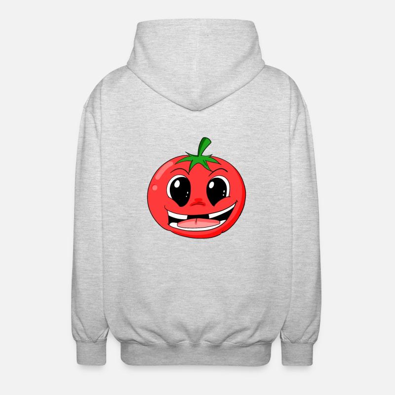 Tomate - Veste à capuche unisexe - gris clair chiné
