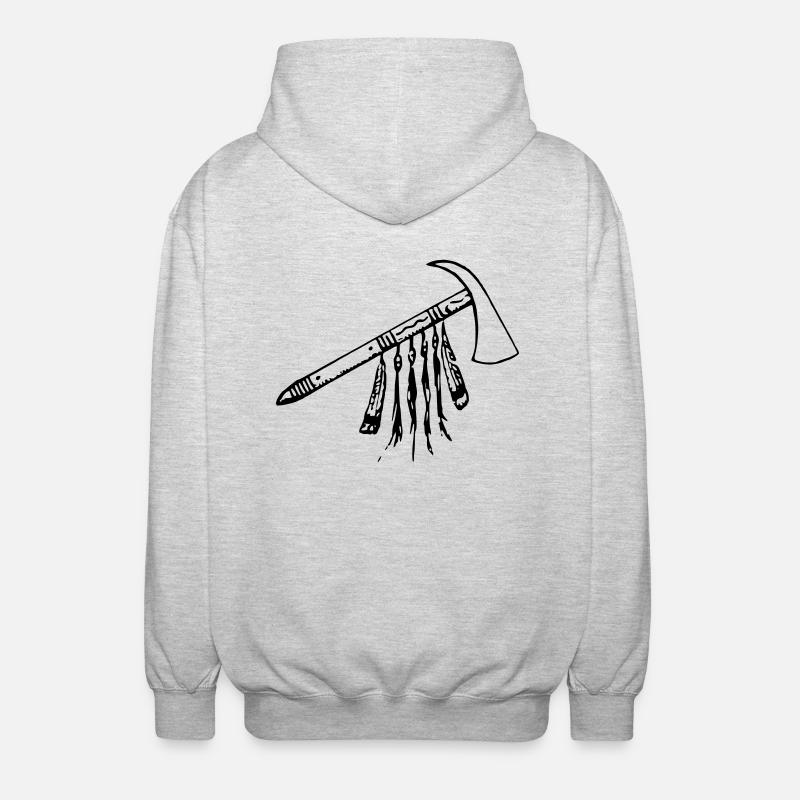 tomahawk - Unisex Hooded Jacket - light heather grey