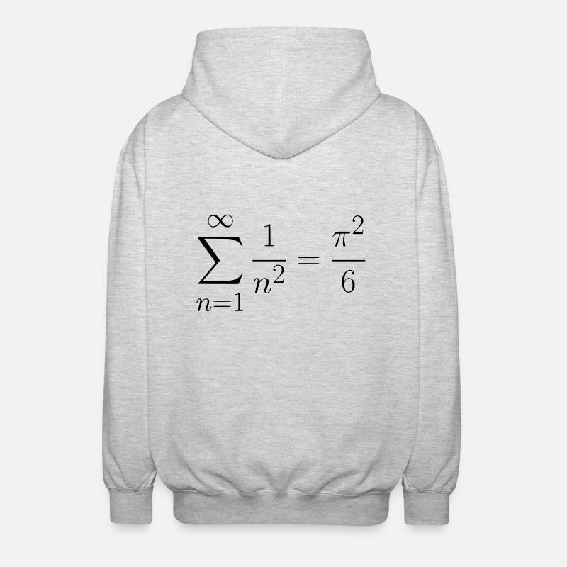 Das Baseler Problem Geschenk Idee - Unisex Kapuzenjacke - Hellgrau meliert