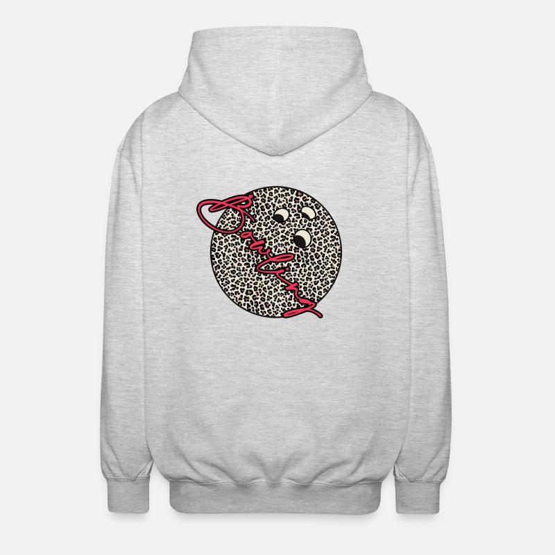 Bowling Bowlingbahn Strike Bowlingteam - Unisex Kapuzenjacke - Hellgrau meliert