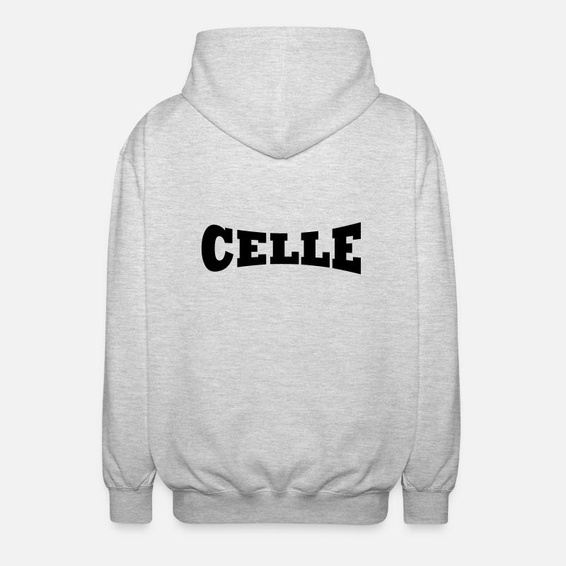 Celle - Veste à capuche unisexe - gris clair chiné