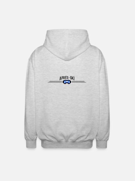 Après Ski Goggles - Unisex Hooded Jacket - light heather grey