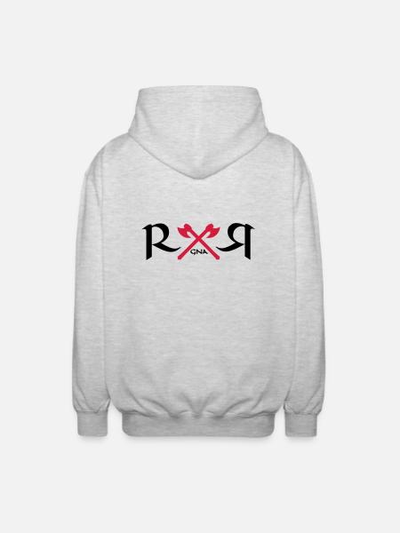 Ragnar_2 - Unisex Kapuzenjacke - Hellgrau meliert
