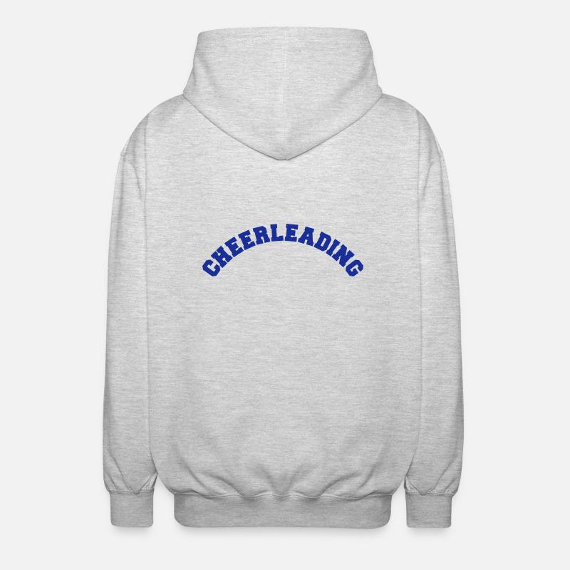 Cheerleading - Unisex Kapuzenjacke - Hellgrau meliert