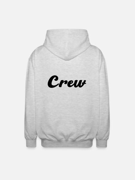 crew - Unisex Hooded Jacket - light heather grey