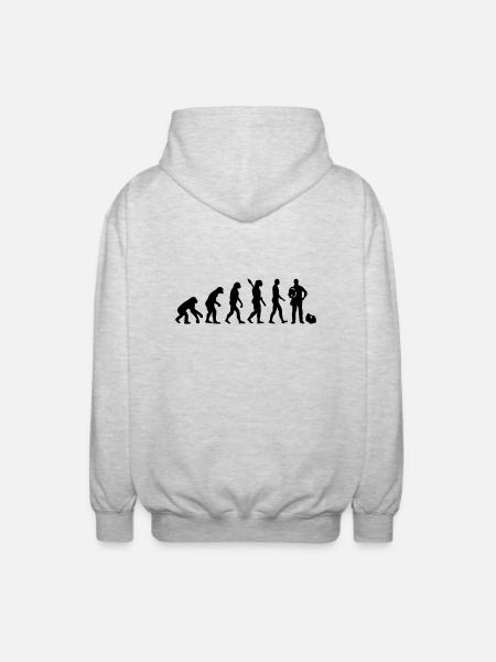 Évolution electrician - Veste à capuche unisexe - gris clair chiné