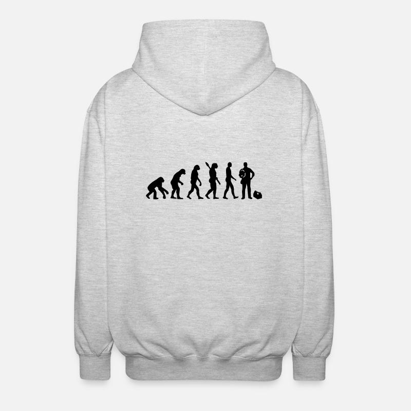 Evolution Electrician - Unisex Hooded Jacket - light heather grey