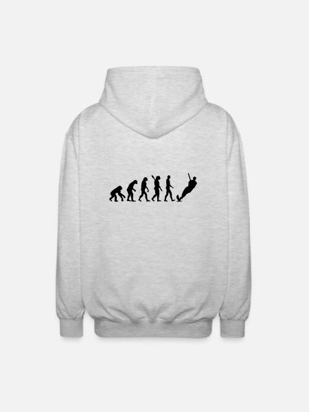 Évolution Ski nautique - Veste à capuche unisexe - gris clair chiné