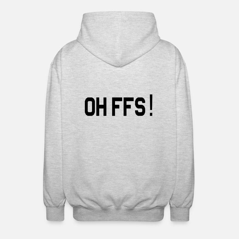 oh ffs - Veste à capuche unisexe - gris clair chiné