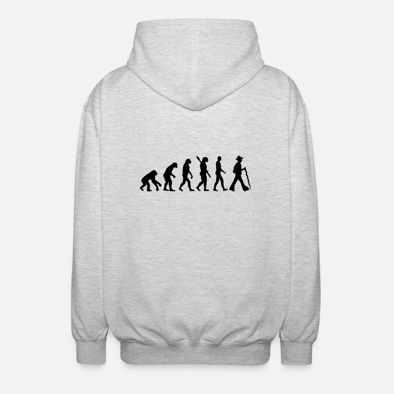 Evolution Carpenter - Unisex Hooded Jacket - light heather grey