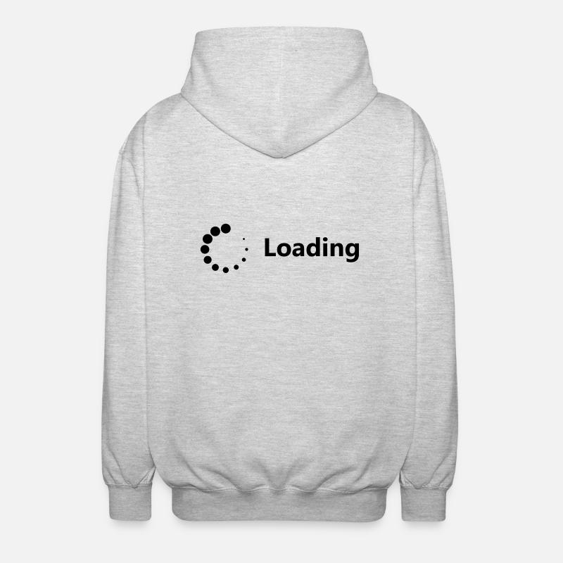Loading - Unisex Hooded Jacket - light heather grey