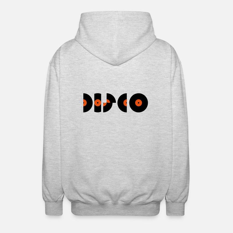 disco_2c - Veste à capuche unisexe - gris clair chiné