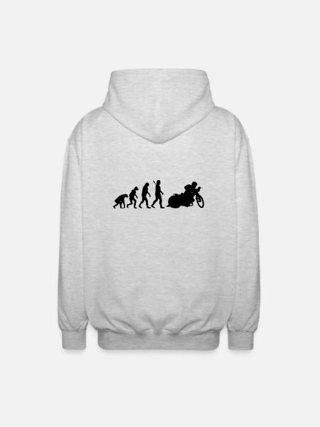 Speedway - Unisex Kapuzenjacke - Hellgrau meliert