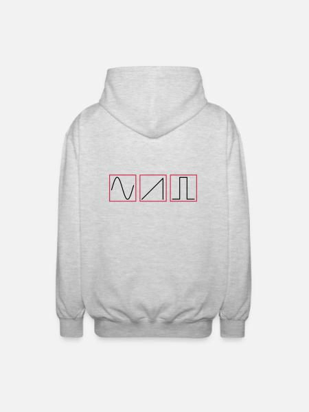 srd_layers - Unisex Kapuzenjacke - Hellgrau meliert