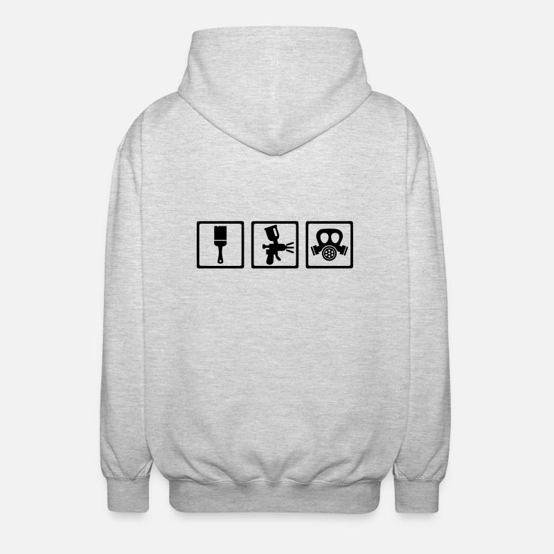 Lacquerer - Unisex Hooded Jacket - light heather grey
