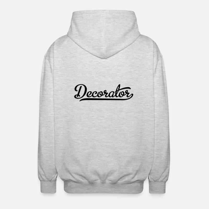 Maler - Unisex Kapuzenjacke - Hellgrau meliert