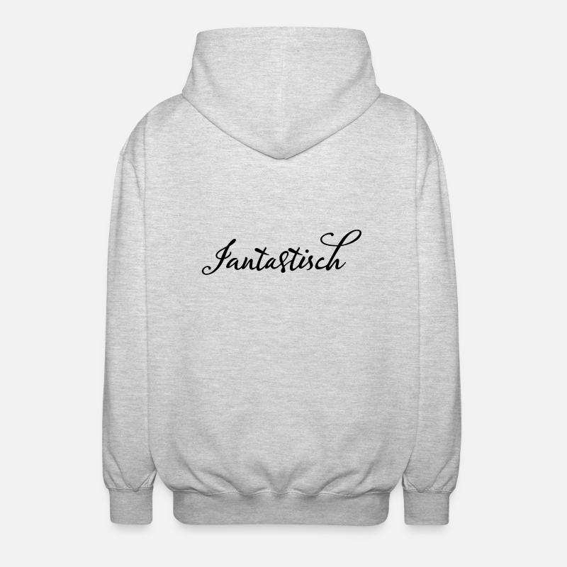 Jan Fantastisch - Unisex Kapuzenjacke - Hellgrau meliert