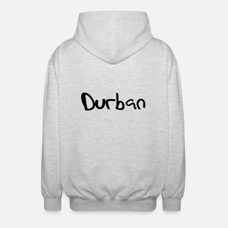 durban - Veste à capuche unisexe - gris clair chiné