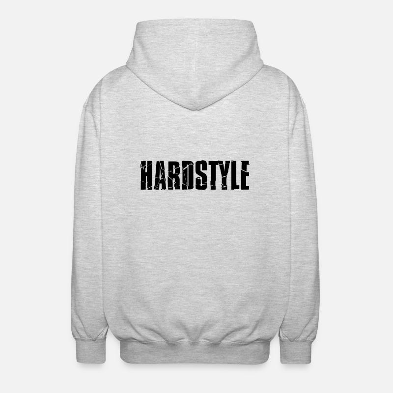 Hardstyle - Veste à capuche unisexe - gris clair chiné