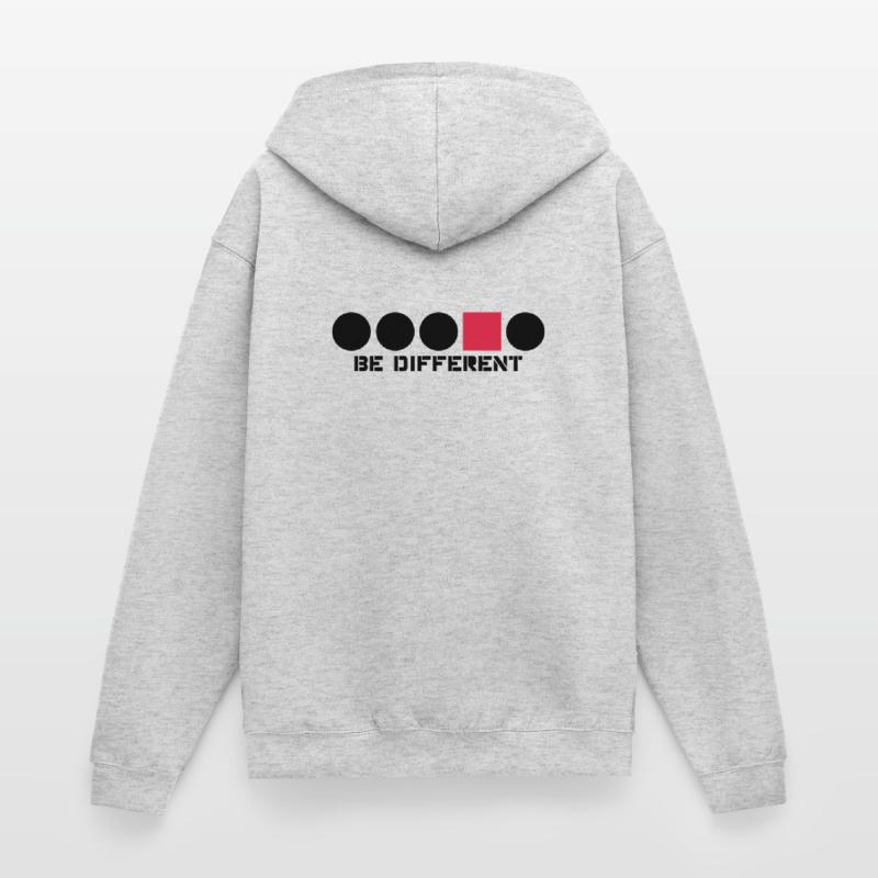 Rectangle circular shape Anders edges Angular Be D Unisex Hooded Jacket
