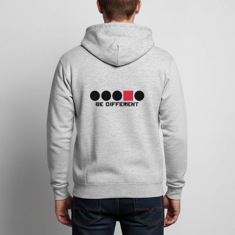Rectangle circular shape Anders edges Angular Be D Unisex Hooded Jacket