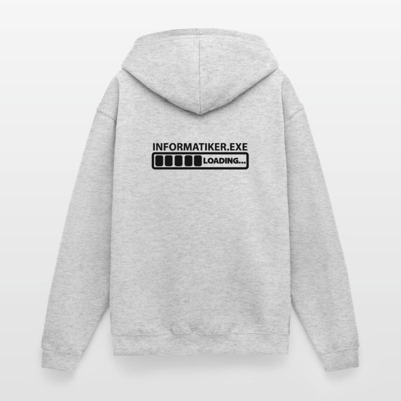 informatiker exe loading Unisex Kapuzenjacke