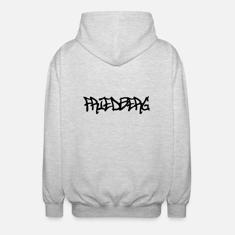 Friedberg Graffiti - Veste à capuche unisexe - gris clair chiné