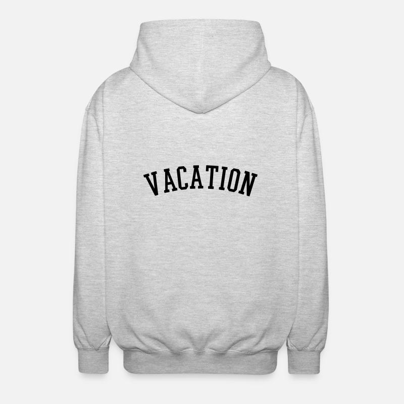 Vacation - Unisex Kapuzenjacke - Hellgrau meliert
