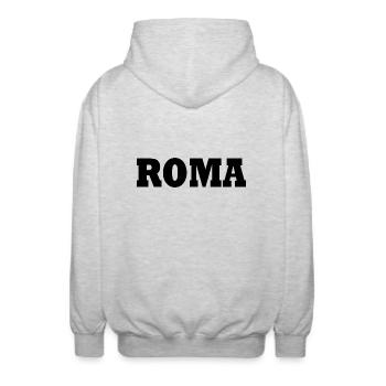 Rome - Veste à capuche unisexe - gris clair chiné - Dos - AI Model Male 185 light (185cm)