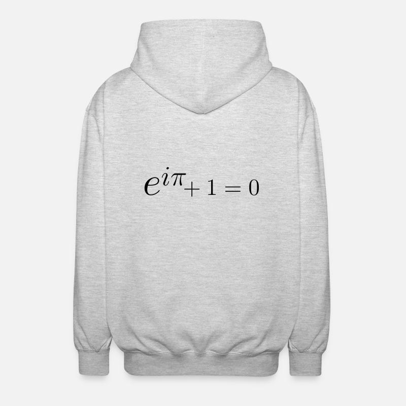 Euler Formel - Unisex Kapuzenjacke - Hellgrau meliert