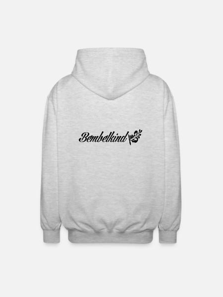Bembelkind Frankfurt - Unisex Kapuzenjacke - Hellgrau meliert