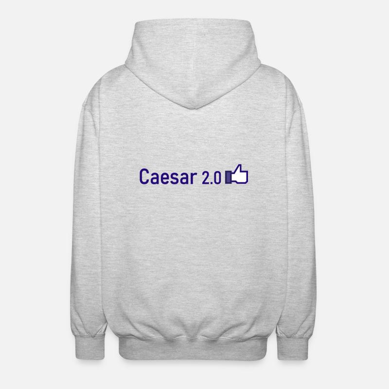 Caesar 2 0 - Luvjacka unisex - ljusgråmelerad