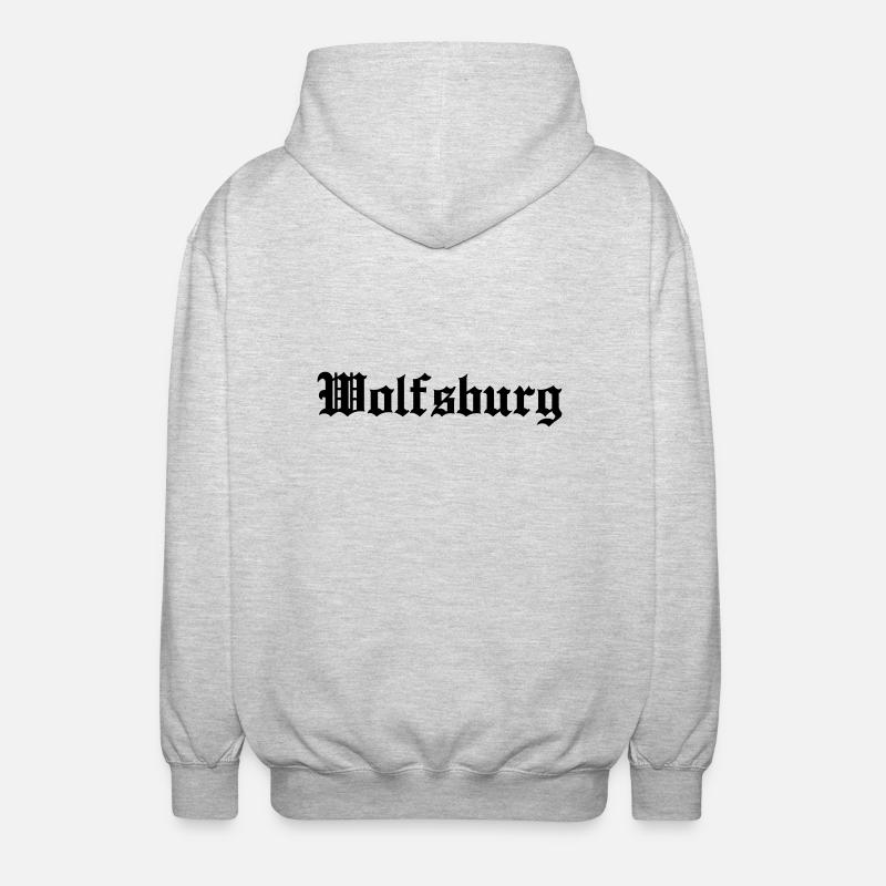 Wolfsburg - Veste à capuche unisexe - gris clair chiné