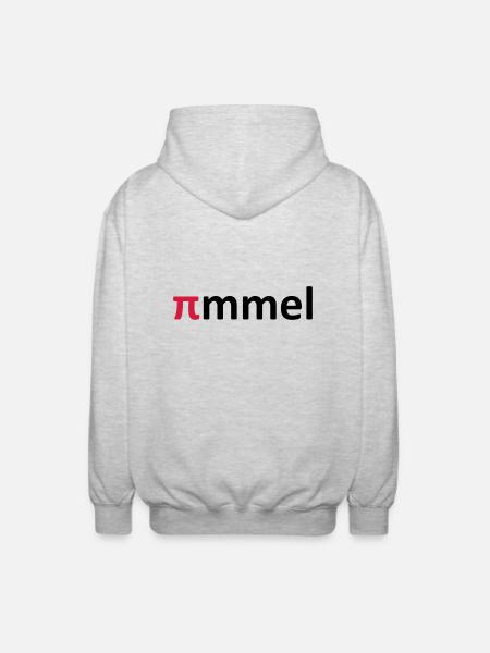 pmml 2c bold - Unisex Kapuzenjacke - Hellgrau meliert