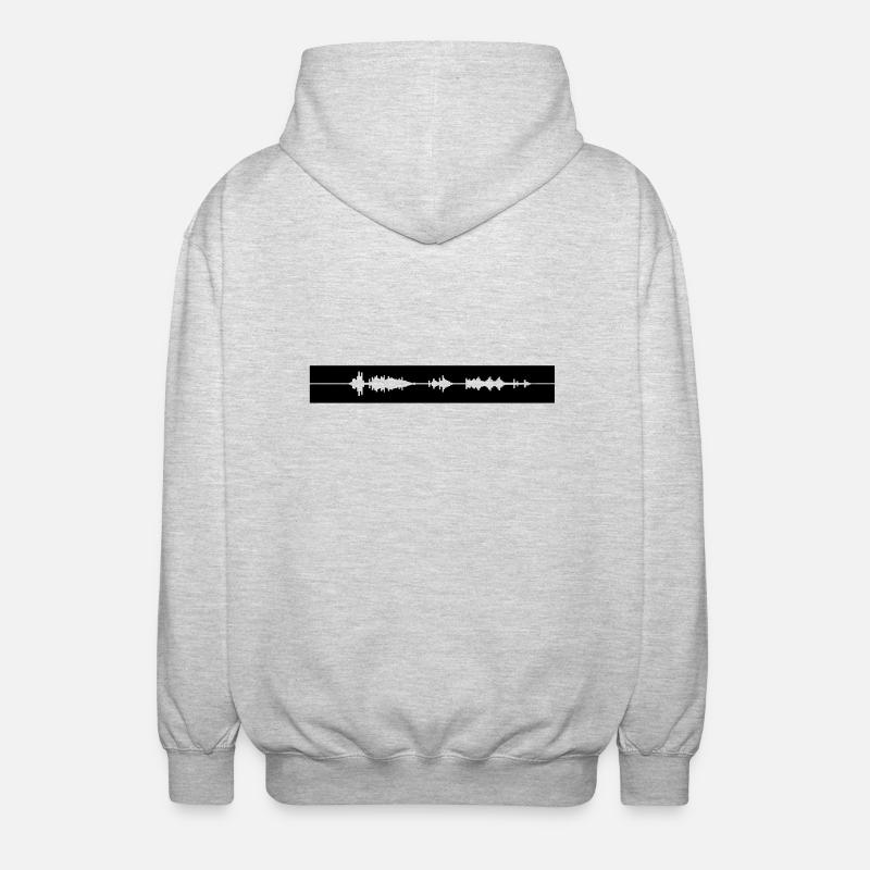 DUBSTEP,ELECTRO,MINIMAL,TECHNO,TANZEN,MUSIK,EDM - Unisex Kapuzenjacke - Hellgrau meliert