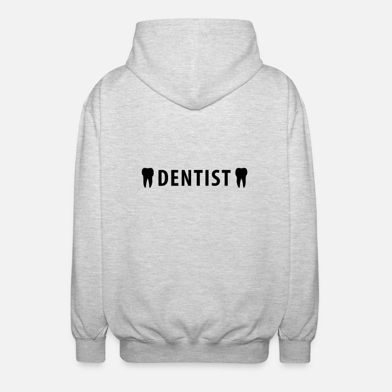 Dentist - Unisex Kapuzenjacke - Hellgrau meliert