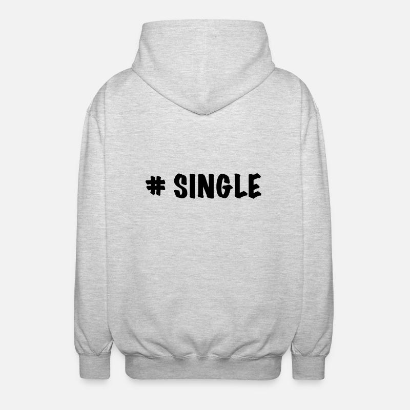 # single - Veste à capuche unisexe - gris clair chiné