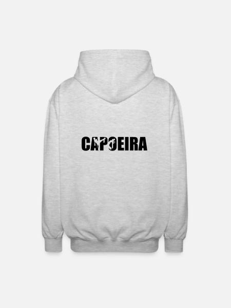Capoeira - Unisex Kapuzenjacke - Hellgrau meliert