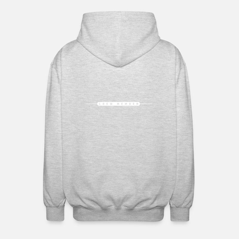 Membre d’équipage - Veste à capuche unisexe - gris clair chiné