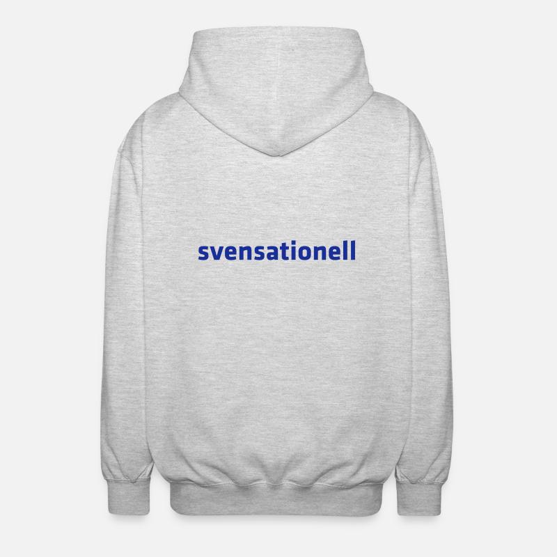 svensationell - Veste à capuche unisexe - gris clair chiné