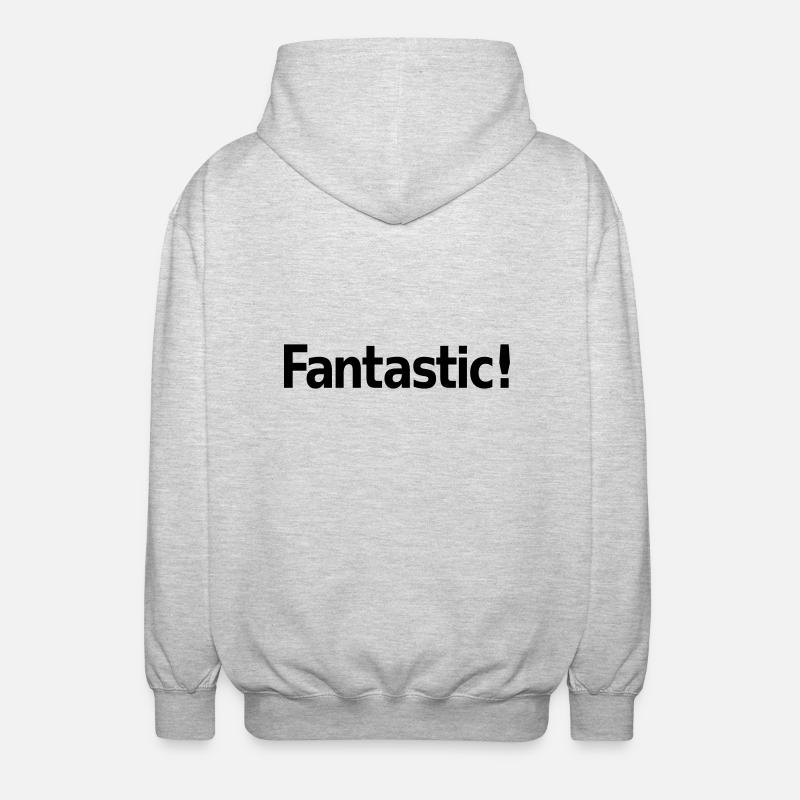 Fantastic - Unisex Kapuzenjacke - Hellgrau meliert