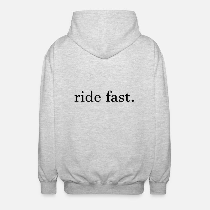 Ride presque. - Veste à capuche unisexe - gris clair chiné