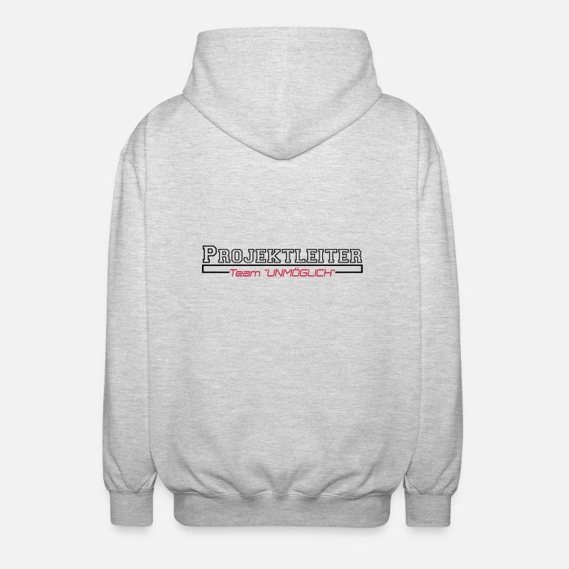 projektleiter - Veste à capuche unisexe - gris clair chiné