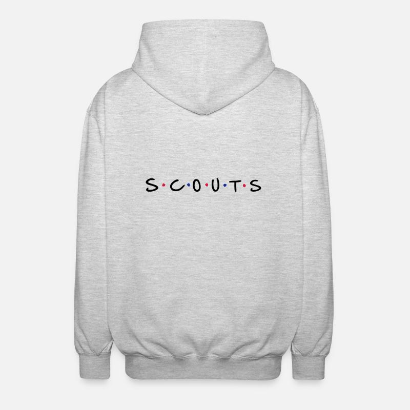Scouts - Veste à capuche unisexe - gris clair chiné