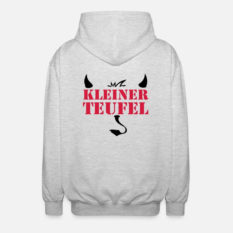 kleiner_teufel - Veste à capuche unisexe - gris clair chiné